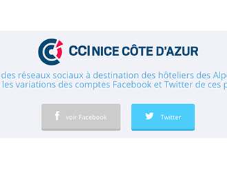 Hôteliers : Développez votre business en rejoignant le Baromètre des Réseaux Sociaux lancé par la CCI Nice Côte d'Azur 