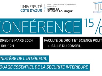 Conférence sur la sécurité intérieure à la Faculté de Droit