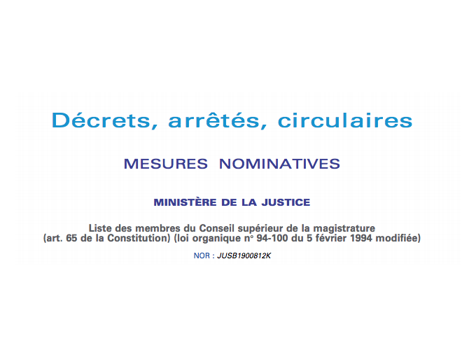 Liste des membres du (…)