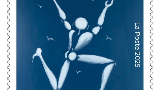Un nouveau timbre illustré par une oeuvre originale de Jérôme Mesnager, l'un des précurseurs du street art français