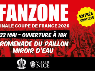 OGC Nice – RC Lens : une fan zone géante installée à Nice pour suivre la finale de la Coupe de France