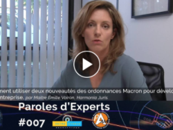  ? Parole d'Expert #7 : "Comment utiliser deux nouveautés des ordonnances Macron pour développer son entreprise ?"