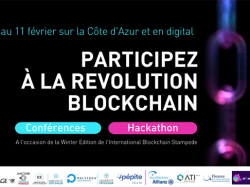 Les conférences en introduction du Hackathon Côte d'Azur Blockchain Stampede le 4 février dévoilées