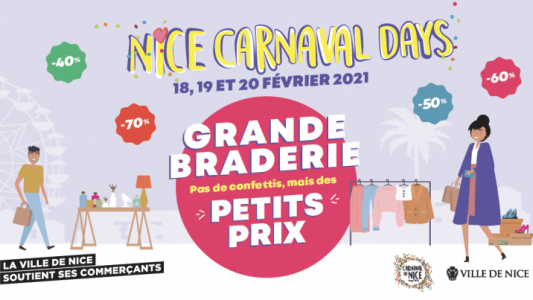 Nice organise sa grande braderie ces 18, 19 et 20 février 