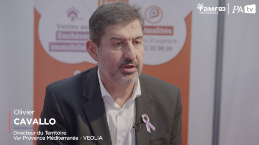 Salon des Maires du Var : Entretien avec Olivier Cavallo Directeur du Territoire Var Provence Méditerranée Veolia
