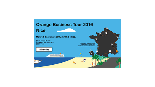 Orange Business Tour 2016 à Nice le 9 novembre !