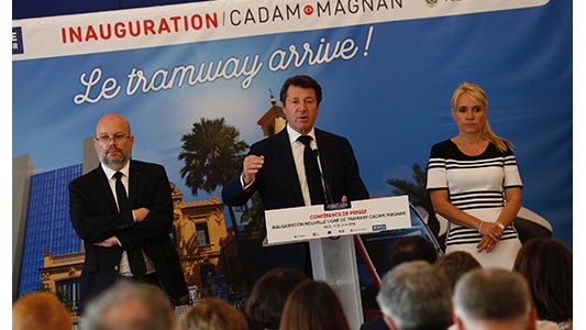 À Nice le 30 juin on fête l'arrivée du Tramway à Magnan ! 