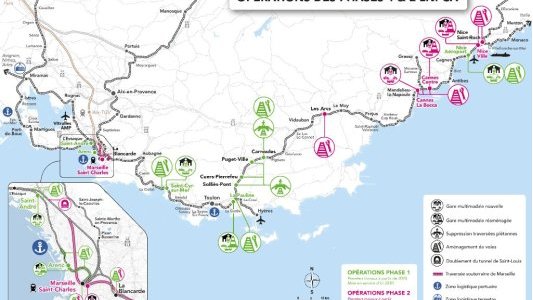 Mobilités : la Ligne Nouvelle Provence Côte d'Azur en phase de réalisation
