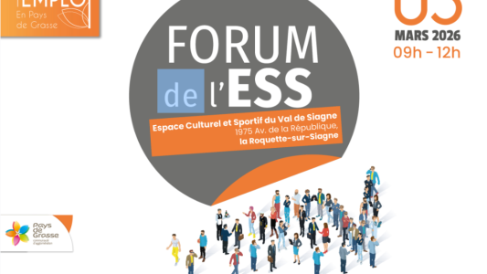 Forum de L'Economie Sociale et Solidaire à La Roquette-Sur-Siagne le 5 mars