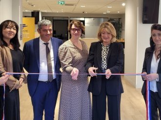 Inauguration du bureau de poste de Nice-Magnan modernisé 
