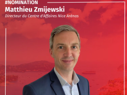 Matthieu Zmijewski nommé Directeur du Centre d'Affaires Caisse d'Epargne Nice Arénas