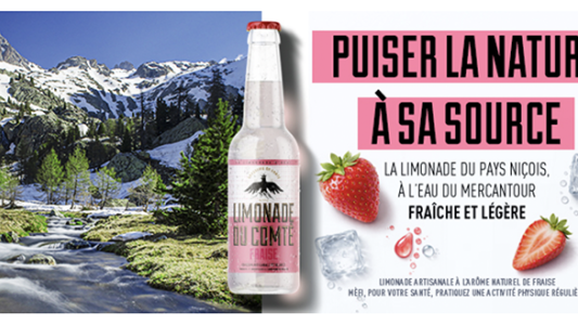 La Brasserie du Comté élargit sa gamme de softs avec une limonade à la fraise artisanale