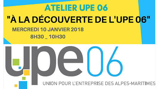 Atelier UPE 06 : À la découverte de l'UPE 06 - 10/01