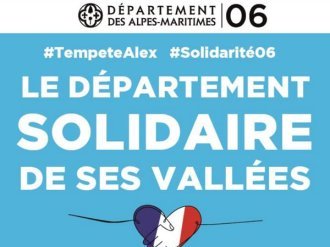 Les actions du Département 06 au service des communes et des maralpins sinistrés 