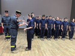 À Brignoles, remise de fanion à la 9ème promotion des Cadets du RIISC7