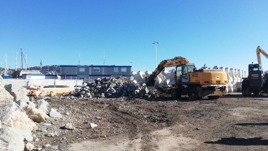 Vieux Port de Cannes : le chantier de sécurisation et d'embellissement des Digues Laubeuf et du Large avance !