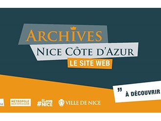 Découvrez le site internet des Archives Nice Côte d'Azur !