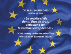 Conférences et ateliers à Cannes : « La Société civile dans l'État de droit, réflexions sur les valeurs européennes »