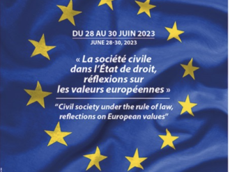 Conférences et ateliers à Cannes : « La Société civile dans l'État de droit, réflexions sur les valeurs européennes »