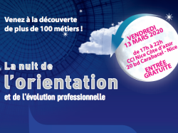 (NDLR : REPORTÉ CAUSE CORONAVIRUS) DATE À VENIR Lycéens, étudiants : votre Nuit de l'Orientation se tiendra le 13 mars à la CCI