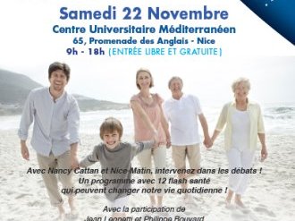  Objectif Santé à Nice : 12 flashes-info sur des sujets qui nous concernent tous