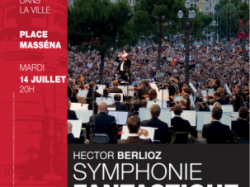 Concert dans la Ville Place Masséna à Nice : venez écouter la Symphonie Fantastique d'Hector Berlioz