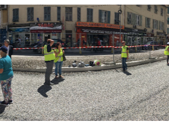 Commerçants et techniciens du tramway : partager aussi de bons moments !