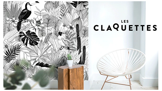 Les Claquettes : le papier peint nouvelle génération made in Côte d'Azur !