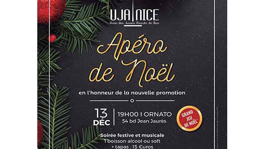C'est la Soirée de Noël de l'UJA de Nice ce vendredi !