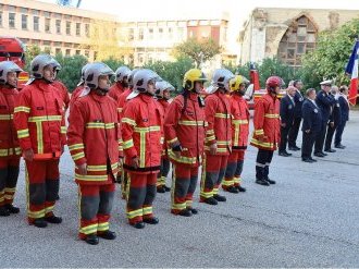 Les marins-pompiers de Toulon et de Marseille unis dans le souvenir