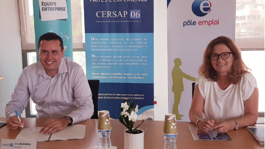  Le Cersap 06 et Pôle Emploi poursuivent leur engagement pour valoriser les métiers de services à la personne