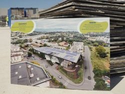 Réaménagement du quartier des Combes à Antibes : première visite du chantier du nouveau supermarché Lidl