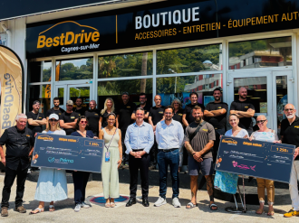 Cagnes-sur-Mer : l'anniversaire de Best Drive permet de récolter 2 500 euros pour les bébés prématurés