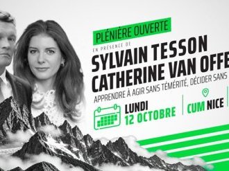 À Nice, Sylvain Tesson et Catherine Van Offelen invités de la plénière du CJD sur le courage et la prise de décision