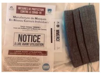 Distribution des masques alternatifs MMERCI à Cannes : modalités