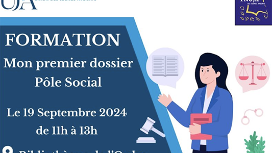 Formation de rentrée UJA de Nice : « Mon premier dossier Pôle Social »