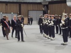 La Préparation Militaire Marine de Toulon a reçu son fanion