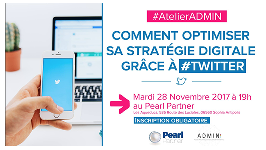 Tous les tips d'ADMIN pour booster sa stratégie digitale avec Twitter ? C'est le 28 novembre !!! 