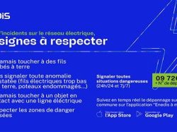 Météo - Point Enedis Tempête Aline à 10h