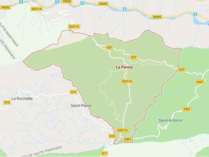 La Penne : Une route (…)