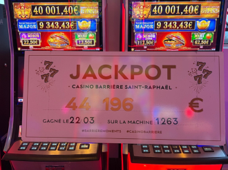 Jackpot à Saint-Raphaël, une octogénaire repart avec 44 200€ 