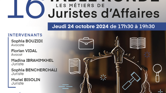 Table ronde AFJE06 : tout savoir sur le métier de juriste d'affaires