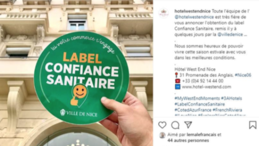 Tous les e ?tablissements du groupe nic ?ois 3A Ho ?tels La Collection de ?core ?s du label Confiance Sanitaire