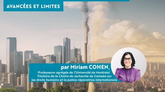 Conférence LADIE : "La Justice climatique internationale : Avancées et limites"