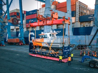  Grâce à CMA CGM, une nouvelle vedette de sauvetage de la SNSM en Guadeloupe