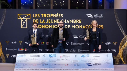 La JCE Monaco couronne une nouvelle génération d'entrepreneurs lors de son 30e Concours de Création d'Entreprise