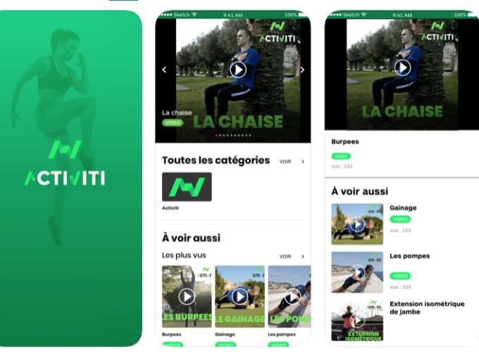 Activiti, l'appli MyCoach