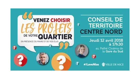  CONSEIL DE TERRITOIRE CENTRE NORD - Les habitants sont invités à choisir les projets de leurs quartiers 