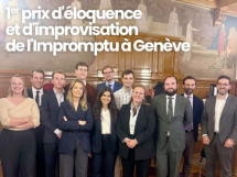  À Genève, le 1er secrétaire du Barreau de Marseille Adam Salmon remporte le concours d'improvisation « L'Impromptu »