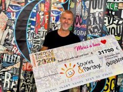 À Théoule-sur-Mer, Grégory Berben récolte 31 700 euros pour l'association Sourire & Partage